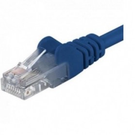 Patchcord UTP RJ45-RJ45 Cat.5e 0.5m albastru,UTP-5E-0.5-BL, pachcord din cupru