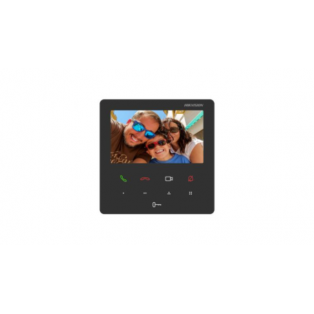 Post interior videointerfon color Hikvision DS-KH6110-WE1, 4.3-inch colorful touch screen, rezolutie: 480 × 272, Colorful TFT, 9