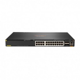 HPE Aruba Networking CX 6300M 24-port HPE Smart Rate 1/2.5/5GbE Class 6 PoE and 4-port SFP56 Switch