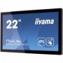 IIYAMA Monitor 21,5" PCAP Bezel Free 10P Touch with Anti-Fingerprint coating, 1920x1080, IPS panel, VGA, DisplayPort, HDMI, 305c