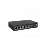 LevelOne GES-2105P Hilbert 5-Port Gigabit PoE Smart Lite Switch, 802.3at/af PoE,  4 PoE Outputs, 60W PoE Power Budget , 160 x 95