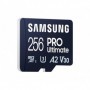 Card de Memorie MicroSDXC Samsung PRO Ultimate MB-MY256SB/WW 256GB, Class 10, UHS-I U3, V30, A2 + Adaptor USB