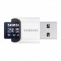 Card de Memorie MicroSDXC Samsung PRO Ultimate MB-MY256SB/WW 256GB, Class 10, UHS-I U3, V30, A2 + Adaptor USB