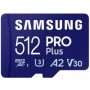 Card de Memorie MicroSDXC Samsung PRO Plus MB-MD512SB/WW 512GB, Class 10 + adaptor