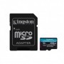 Card de Memorie MicroSDXC Kingston Canvas GO Plus, 256GB, Adaptor SD, Class 10