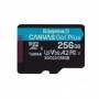 Card de Memorie MicroSDXC Kingston Canvas GO Plus, 256GB, Adaptor SD, Class 10