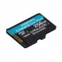 Card de Memorie MicroSDXC Kingston Canvas GO Plus, 256GB, Adaptor SD, Class 10