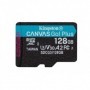 Card de Memorie MicroSDXC Kingston Canvas GO Plus, 128GB, Adaptor SD, Class 10