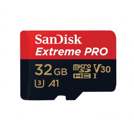 Card de Memorie MicroSDHC SanDisk Extreme Pro, 32GB, UHS-I, Class 10 + Adaptor