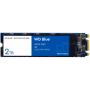 SSD WD Blue SA510 2TB SATA, M.2 2280, Read/Write: 560/520 MBps, IOPS 87K/83K, TBW: 500