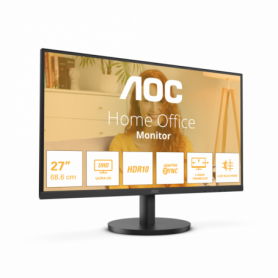 Monitor AOC 27" U27B3M, Diagonal (inch): 27, Diagonal (cm): 69, Aspect ratio: 16:9, Panel: VA, Resolution: 3940x2160, Refresh Ra