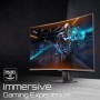 Gigabyte Monitor Gaming 27" VA 1500R GS27QC, Non-glare, Rezolutie: 2560 x 1440 (QHD), Luminozitate: 250 cd/m2, Contrast: 4000:1,