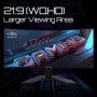 Gigabyte Monitor Gaming 34" GS34WQC, Non-glare, Rezolutie: 3440 x 1440 (WQHD), Luminozitate:300 cd/m2 (TYP), Contrast: 4000:1, u