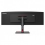 Monitor Lenovo ThinkVision P49w-30, 49'' IPS, DQHD (5120x1440), Anti- glare, 32:9, Curvature: 3800R, Brightness: 350 nits, Contr
