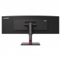 Monitor Lenovo ThinkVision P49w-30, 49'' IPS, DQHD (5120x1440), Anti- glare, 32:9, Curvature: 3800R, Brightness: 350 nits, Contr