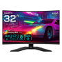 Monitor Gaming Gigabyte M32QC 31.5", VA, 2560 x 1440 (QHD), Non-glare, Brightness, 350 cd/m2 (TYP), Contrast Ratio:3000:1, Viewi