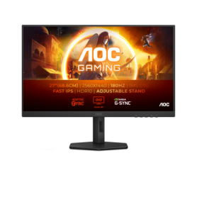 Monitor AOC 27" Q27G4XF, Diagonal (inch): 27, Diagonal (cm): 69, Aspect ratio: 16:9, Panel: IPS, Resolution: 2560x1440, Refresh 
