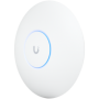 Ubiquiti U7-Pro-Max Ceiling-mounted WiFi 7 AP with 8 spatial streams, 6 GHz support, and a dedicated spectral scanning engine fo