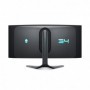 Monitor LED Gaming Dell Alienware AW3423DWF, 34inch, QD OLED, 0.1ms, 165Hz, negru