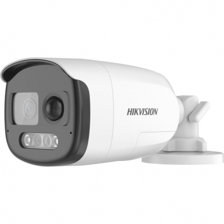 Camera de supraveghere Bullet 2MP Hikvision DS-2CE12DF3T-PIRXOS(2.8MM), lentila fixa: 2.8, iluminare min: Color: 0.0005 Lux @ (F