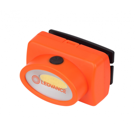 Lanterna LED frontala Ledvance, 1.6W COB, 80 lm, lumina rece (6500K), 2 moduri de iluminare (100%-180lm,  50%-90lm), 3xAAA (nein