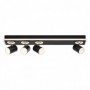 Spot LED cvadruplu ajustabil Ledvance DECOR MARS, 58.5W, 5780 lm, lumina calda (3000K), IP20, 713mm, Negru, clasa energetica F
