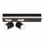 Spot LED dublu ajustabil Ledvance DECOR MARS, 29W, 3100 lm, lumina calda (3000K), IP20, 408mm, Negru, clasa energetica F