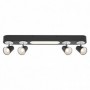 Spot LED cvadruplu ajustabil Ledvance DECOR NEPTUNE, 27W, 2570 lm, lumina calda (3000K), IP20, 708mm, Negru, clasa energetica F