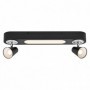 Spot LED dublu ajustabil Ledvance DECOR NEPTUNE, 20W, 1630 lm, lumina calda (3000K), IP20, 508mm, Negru, clasa energetica F