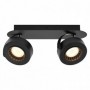 Spot LED dublu ajustabil Ledvance DECOR VENUS, 10.5W, 1000 lm, lumina calda (3000K), IP20, 300mm, Negru, clasa energetica F