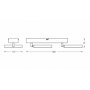 Spot LED dublu ajustabil Ledvance DECOR SATURN, 21W, 2180 lm, lumina alba (3000K-6500K), IP20, 460mm, Negru, clasa energetica F