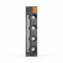 Spot LED cvadruplu ajustabil Ledvance DECOR JUPITER, 22W, 2000 lm, lumina calda (3000K), IP20, 700mm, Argintiu, clasa energetica