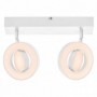 Spot LED dublu ajustabil Ledvance DECOR SATURN, 21W, 2180 lm, lumina alba (3000K-6500K), IP20, 460mm, Alb, clasa energetica F