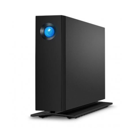 HDD extern Lacie D2 Professional, 10TB, negru. USB 3.0