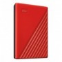 HDD Extern WD My Passport, 2TB, 2.5", Rosu, USB 3.2