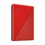 HDD Extern WD My Passport, 4TB, rosu, USB 3.2