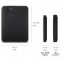 HDD Extern WD Elements Portable, 4TB, negru, USB 3.0