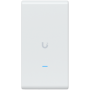 Ubiquiti U6-Mesh-Pro-EU Indoor/outdoor WiFi 6 AP with 4 spatial streams, an integrated super antenna, and a gigabit passthrough 