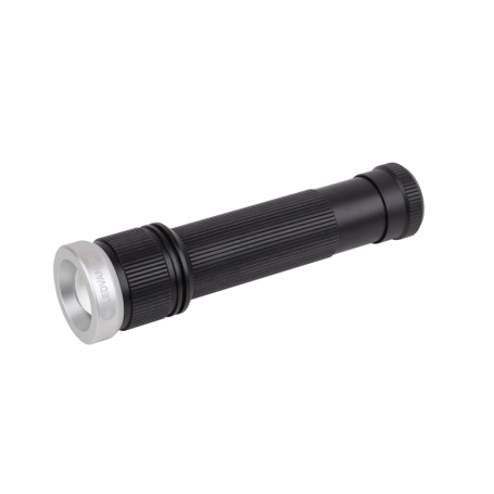 Lanterna LED de mana Ledvance Tactical, 15W, 1400 lm, zoom, 4 moduri de iluminare, 6xAA (neincl.), IP65, Negru
