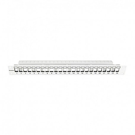 Patchpanel 19" 24 porturi(SFA)(SFB) goale,1UH,RAL7035,scurt
