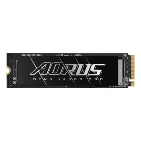 SSD GIGAYBYTE AORUS GEN5 14000 1TB, viteza de citire 13600 MB/s, viteza de scriere 10200 MB/s, M.2 2280