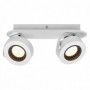 Spot LED dublu ajustabil Ledvance DECOR VENUS, 10.5W, 1000 lm, lumina calda (3000K), IP20, 300mm, Alb, clasa energetica F