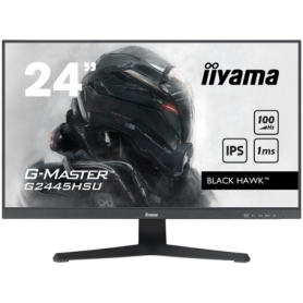 IIYAMA Monitor LED G2445HSU-B2 G-MASTER Gaming Light 23.8" 1920 x 1080 @100Hz 300 cd/m² 1ms 300cd HDMI DP USB Hub tilt 3y