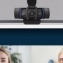 Camera web Logitech Pro HD Webcam C920s, rezolutie video 1920 x 1080, interfata USB, dimensiuni 94 x 29 x 24 mm, negru