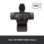 Camera web Logitech Pro HD Webcam C920s, rezolutie video 1920 x 1080, interfata USB, dimensiuni 94 x 29 x 24 mm, negru