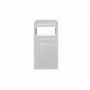 Memorie USB Flash Drive Kingston 128GB Data Traveler Micro, USB 3.2 Gen1, Metalic