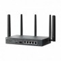 "Omada 4G+ Cat6 AX3000 Gigabit VPN Router PORT: 1× Gigabit SFP WAN/LAN Port, 1× Gigabit RJ45 WAN Port, 4× Gigabit WAN/LAN RJ45 P