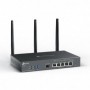 "Omada AX3000 Wi-Fi 6 Gigabit VPN Router PORT: 1× Gigabit SFP WAN/LAN Port, 1× Gigabit RJ45 WAN Port, 4× Gigabit WAN/LAN RJ45 Po