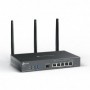 "Omada AX3000 Wi-Fi 6 Gigabit VPN Router PORT: 1× Gigabit SFP WAN/LAN Port, 1× Gigabit RJ45 WAN Port, 4× Gigabit WAN/LAN RJ45 Po
