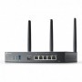 "Omada AX3000 Wi-Fi 6 Gigabit VPN Router PORT: 1× Gigabit SFP WAN/LAN Port, 1× Gigabit RJ45 WAN Port, 4× Gigabit WAN/LAN RJ45 Po